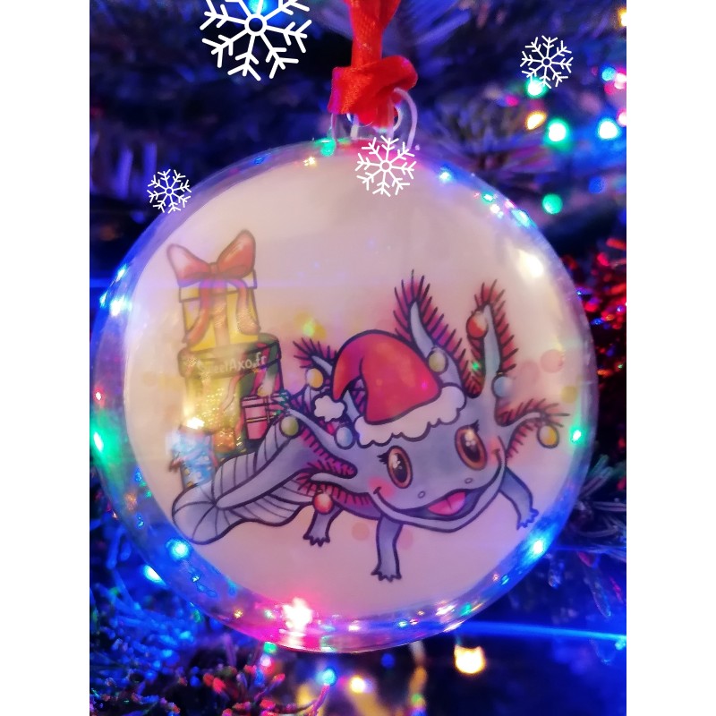 Boule De Noël Personnalisable Avec Photo - Décorations Sapin Originales 2024 - Cadeau Personnalisé Pour Couple, Famille - Inclut Guirlande Et Carte
